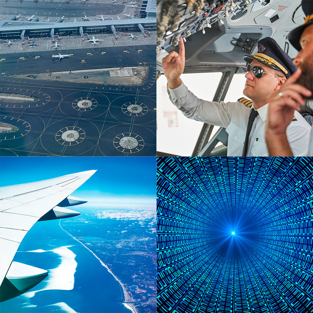 Some airplane and airport images